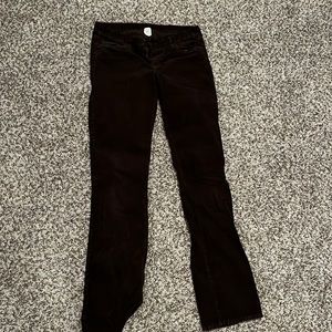 Brown cord pants